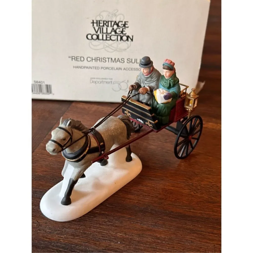 Department 56 Red Christmas Sulky